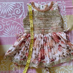 Floral Print Ethnic sharara suit