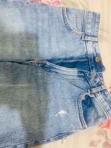 H&amp;M Light Wash Wide Leg Jeans