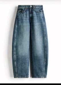 H&M wide leg barrel jeans