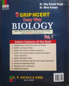 GRIP NCERT Easy Way BIOLOGY Vol. 1