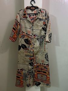 🔥Free Delivery🔥 Anouk Vintage Print Midi Dress