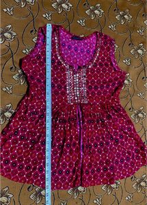 Designer Red Sharara Set with Dupatta. Perfect for