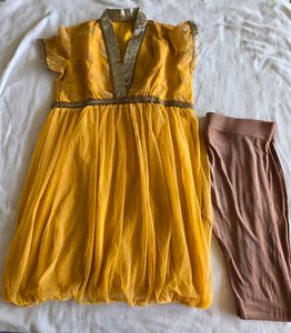 Elegant Yellow Kurta Set