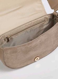 Stylish Suede Crossbody Bag