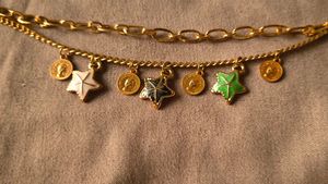 Layered Bracelet with Star Charms