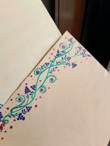 Hand-painted Vintage Sheets for Crafts