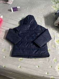 Boy's Navy Blue Padded Jacket