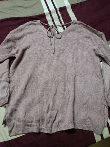 MAUVE KNIT TOP