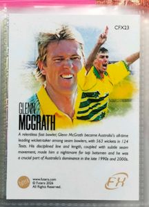 Glenn McGrath "Pigeon" Cricket Card