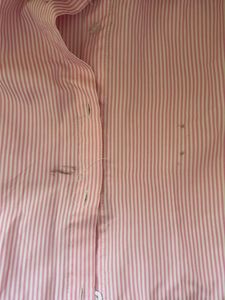 Pink Striped Button-Up Shirt