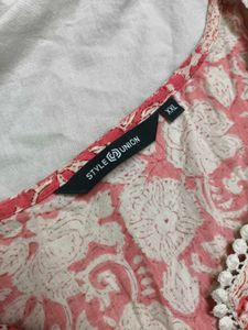 Floral Print Kurta