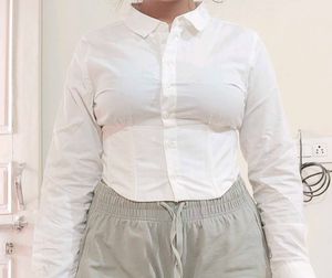 Corset Crop Shirt Top