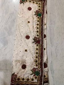 Elegant Embroidered Saree