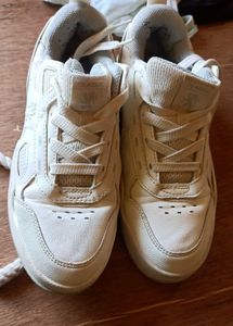 white Classic Lace-Up Sneakers