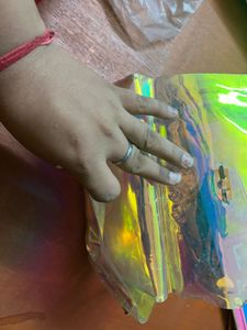 Renee Iridescent Chain Bag