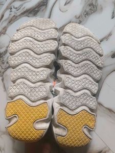 Stylish White &amp; Grey Sneakers