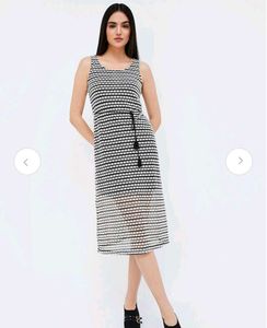 Code by Lifestyle Floral Printed Semi Sheer Dress