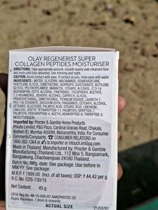 Olay Regenerist Super Collagen-Peptides Moisturise