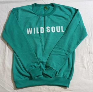 Teal "Wild Soul" Sweatshirt