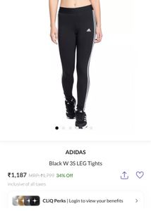 Adidas Black Leggings