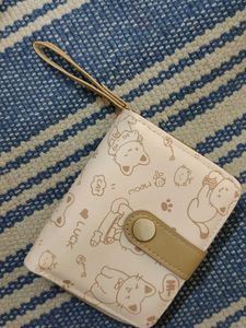 Cute Cat Print Wallet with Wrist Strap