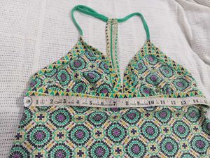 Boho Print Swim Top