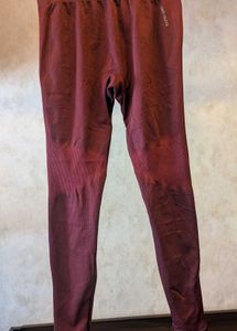 HRX Burgundy Active Leggings