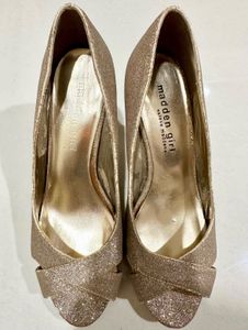 Sparkly Golden Heels