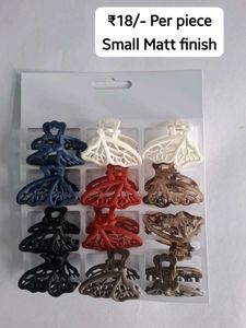 Beaded Hair Claw Clips