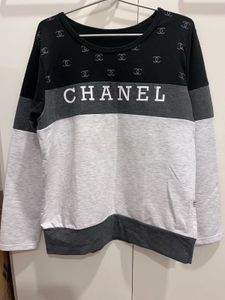 Chanel Inspired Colorblock Sweatshirt