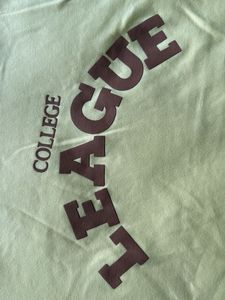 Max- Yellow "College League" Graphic Tee