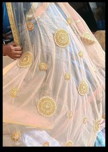 Elegant Ethnic Anarkali with heavy dupatta set