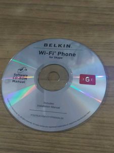 Belkin Wi-Fi Phone for Skype CD-ROM Manual
