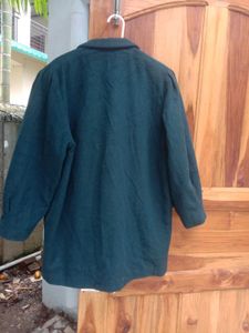 Classic Teal Double-Breasted Blazer