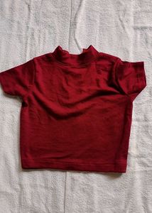 Maroon Zip-Up Cropped Top ❤️