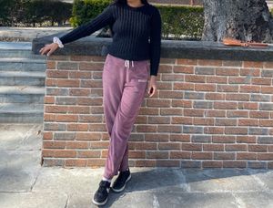 woolen winter  Pink Joggers