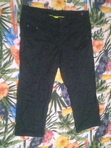 Black Cropped Pants