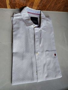Men's Dotted Casual Shirt 42 cms