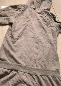 Gray Zip-Up Hoodie