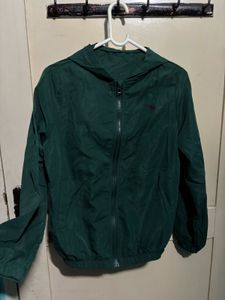 SHEIN Dino Adventure Green Hooded Jacket
