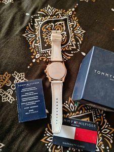 Tommy Hilfiger Watch with Box White 🤍