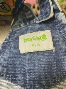 Denim Short Overalls