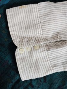 Striped Button-Up Shirt