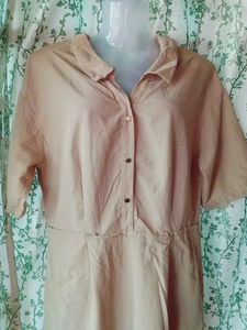 Khaki Mini Dress