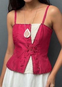 Designer Embellished Pink Blouse