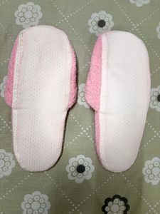 Soft Pink Terry Cotton Spa Slippers - Brand New