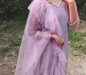 Curly purple kurti sett 🌸🌷