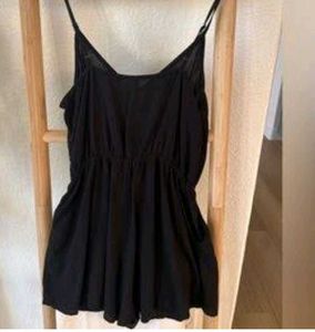 H&amp;M Black Sleeveless Romper