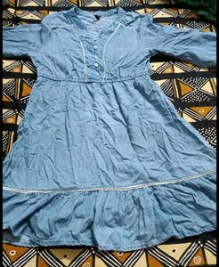 Light Blue Denim Dress