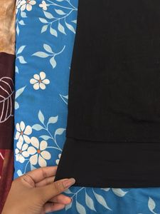 Stylish Black V-Neck Tunic Top
